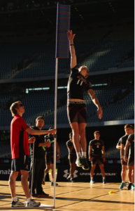 australian football vertical leap development strength training power development